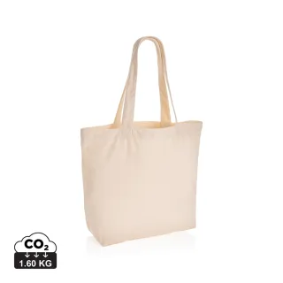 Impact Aware™ 240gsm Rcanvas Ostoskassi Taskulla Värjäämätön Luonnonvalkoinen