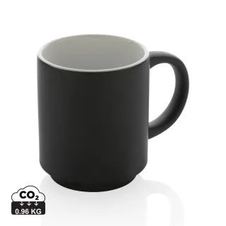Keraaminen Pinottava Muki 180ml Musta