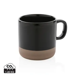 Lasitettu Keraaminen Muki 360ml Musta