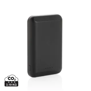 Magneettinen 5000mah 5w Langaton Virtapankki Musta