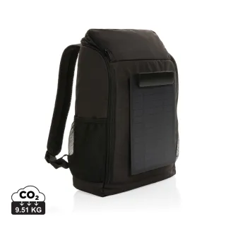 Pedro Aware™ Rpet Deluxe Reppu 5w Aurinkopaneelilla Musta
