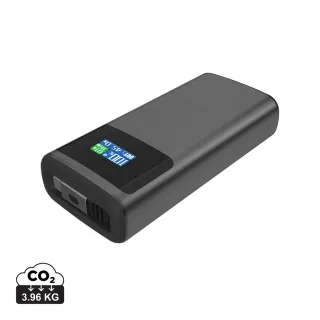 Quantum Rcs Pd45w Nopea 10 000 Mah -varavirtalähde Näytöllä Harmaa, Musta