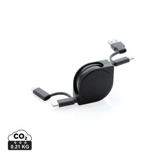 Rcs 4-in-1 Kaapeli Kierrätetystä Muovista Ja Tpe:stä Musta