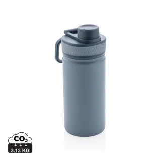 Sporttinen Tyhjiöpullo Ruostumattomasta Teräksestä, 550ml Sininen, Sininen