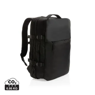Swiss Peak Aware™ Rpet 15.6" Laajennettava Viikonloppureppus Musta
