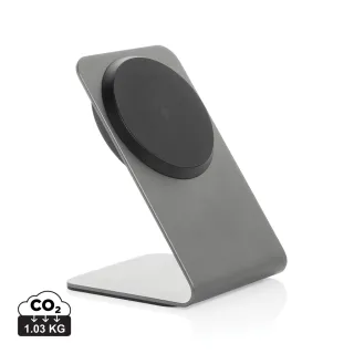 Terra Alumiininen 15 W:n Magneettinen Langaton Latausteline Harmaa