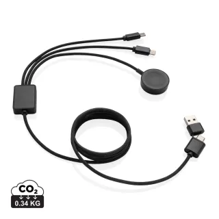 Terra Rcs Rpet 6-in-1 Latauskaapeli Harmaa
