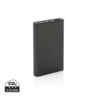 Terra Rcs Virtapankki 5000mah Kierrätetystä Alumiinista Harmaa