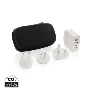 Travelcharge Pro Rcs -matkalaturi Usb C:llä Valkoinen, Musta
