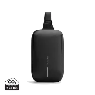 Urban Sling Vettähylkivä Laajennettava Crossbody -laukku Musta, Harmaa