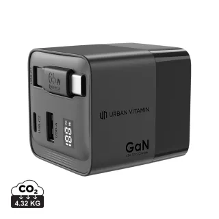 Urban Vitamin Mendocino – 65 W Gan-laturi Musta