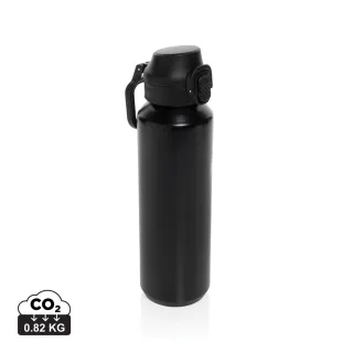 Via Rcs Re-steel Lukittava Urheilupullo 600ml Musta