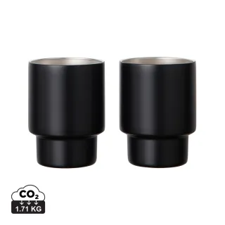 Vinga Nagano Rcs Kierrätetyt Teräsmukit, 2 Kpl Musta