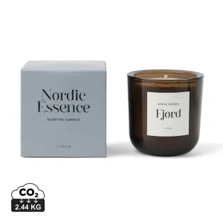 Vinga Nordic Essence -tuoksukynttilä Iso Sininen, Tummanruskea