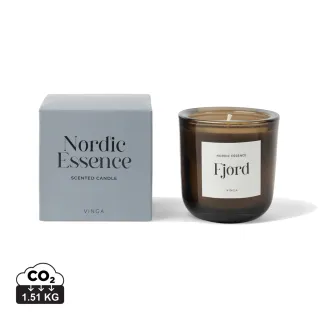 Vinga Nordic Essence Scented Candle Small Sininen, Tummanruskea