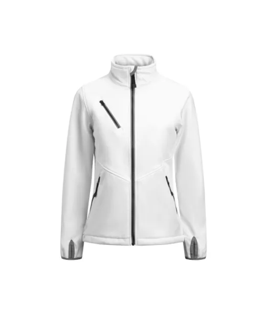 1203 Naisten 3-kerroksinen Softshell-takki Valkoinen