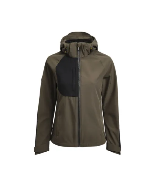 1372 Naisten Softshell-takki Oliivinvihreä