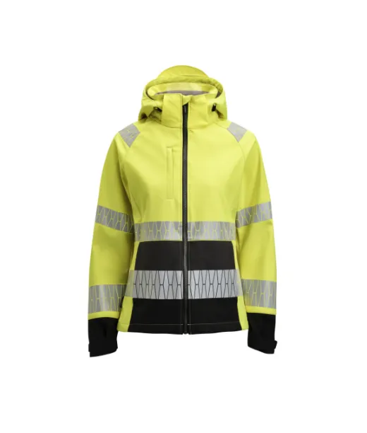 1377 Naisten Softshell-takki Hi-vis Keltainen / Musta