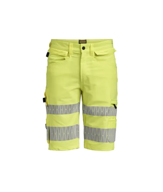 2296 Huomioväriset Työshortsit Stretch-materiaalia Keltainen