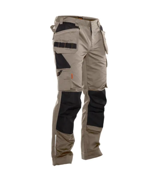 2322 Riipputaskuhousut Khaki / Musta