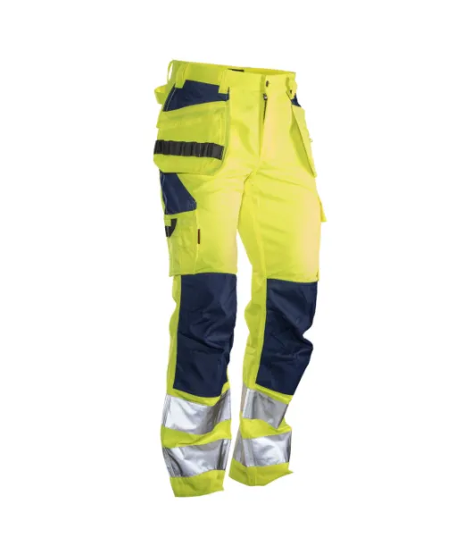 2377 Riipputaskuhousut Hi-vis Keltainen / Mariini