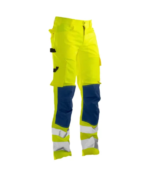 2378 Reisitaskuhousut Hi-vis Keltainen / Mariini