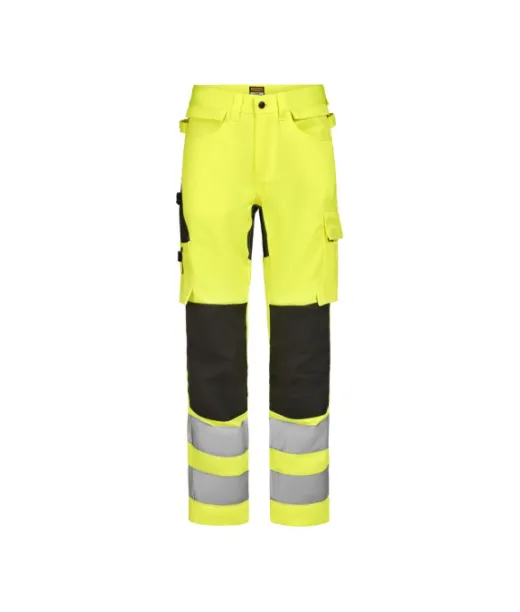 2379 Craftsman Stretch Hi-vis -housut Keltainen / Musta