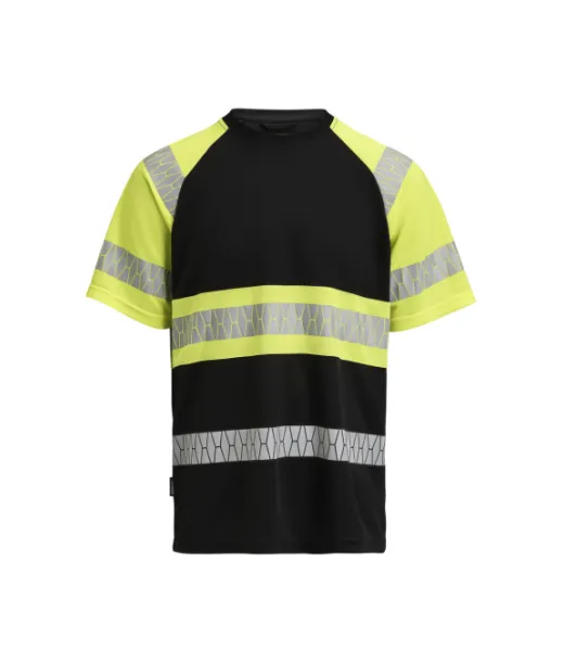 5226 T-paita Hi-vis Musta / Keltainen