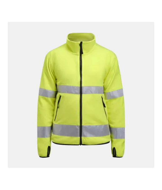 5502 Fleecetakki Hi-vis Keltainen