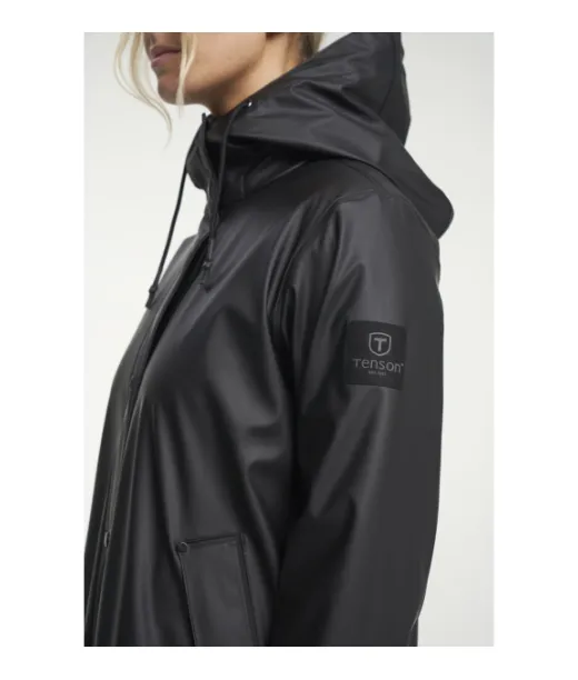 Apelviken Rain Coat Women Musta