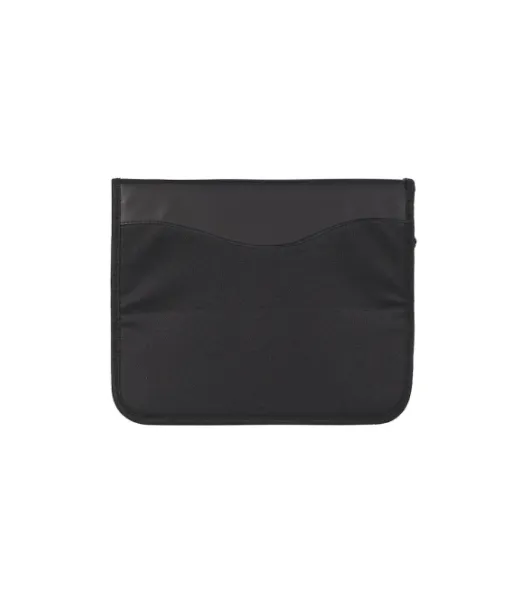 Black Line Conference Folder Musta