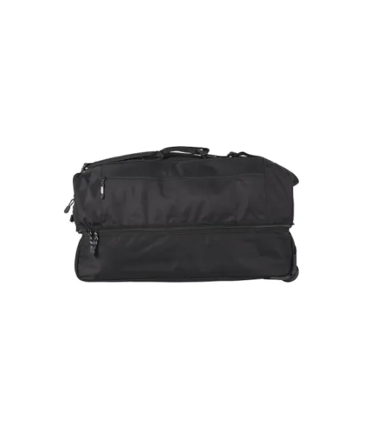 Black Line Travelbag With Wheels Musta