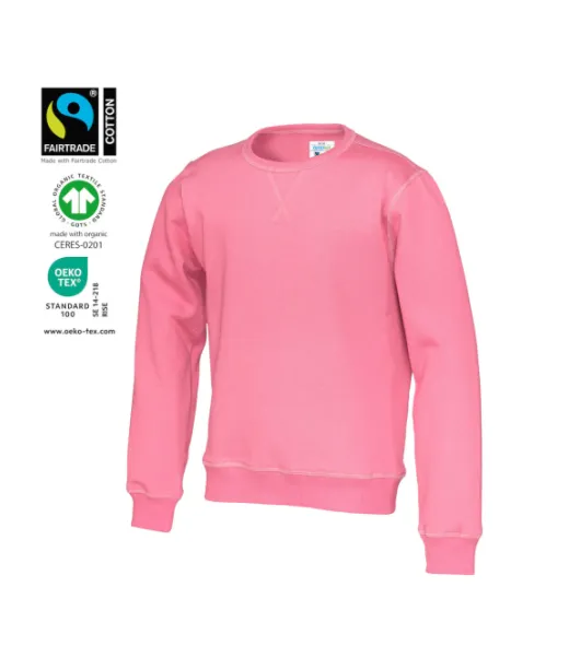 Cottover Collegepaita Kid Pinkki