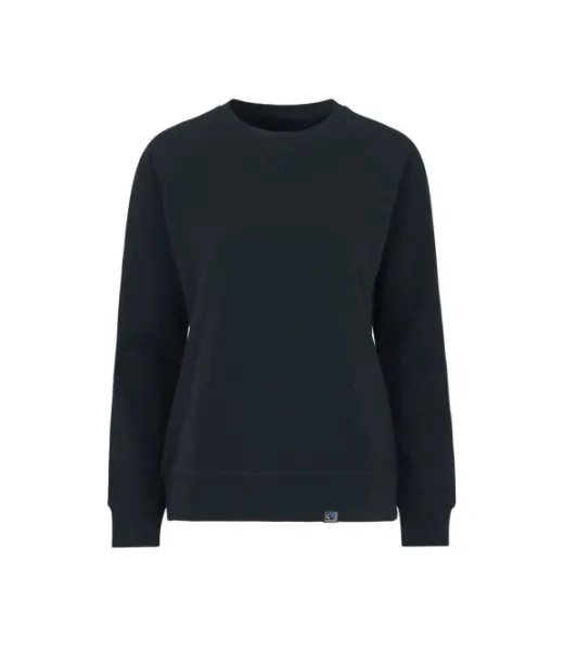 Cottover F. Terry Crew Neck Lady Tummansininen