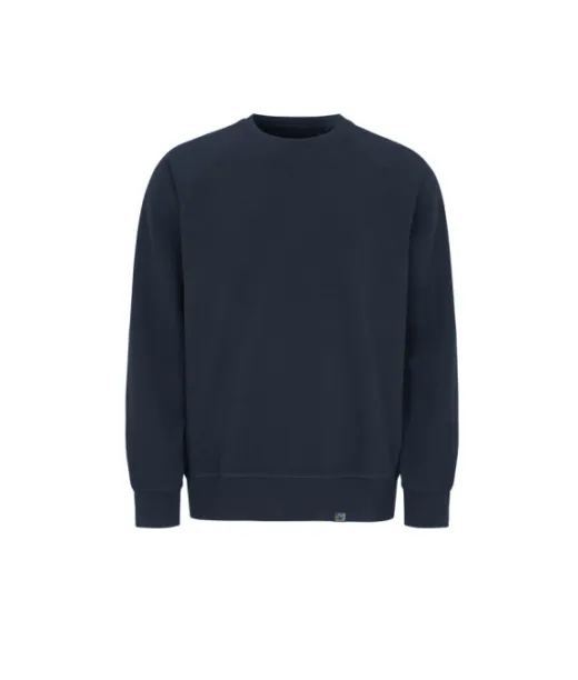 Cottover F. Terry Crew Neck Man Tummansininen