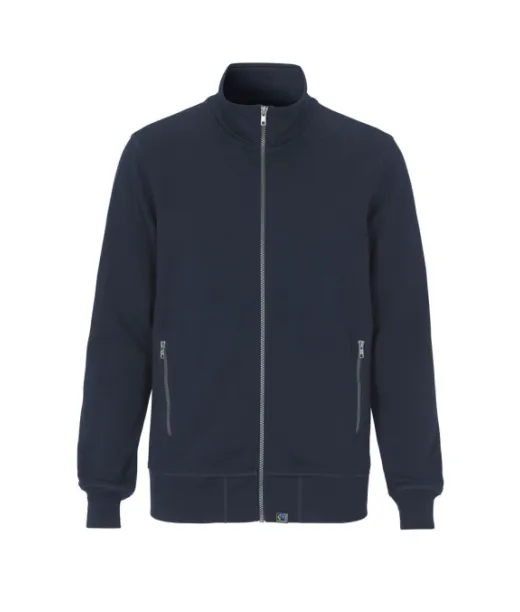 Cottover F. Terry Fz Collar Tummansininen