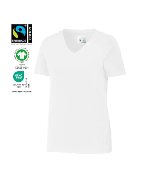 Cottover Stretch T-paita Lady Valkoinen