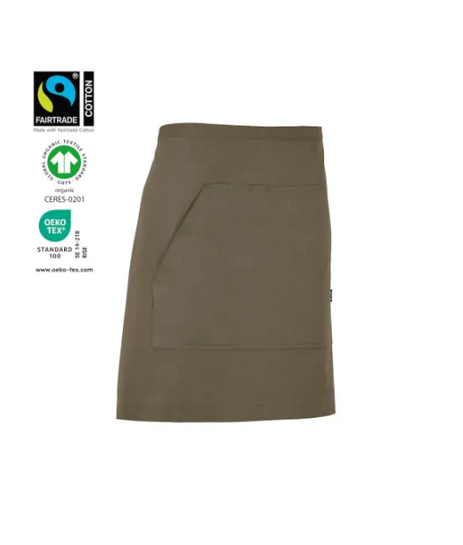 Cottover Waist Apron Short Oliivinvihreä