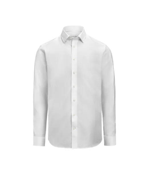 Gb02 Twill Stretch Slim Fit Valkoinen