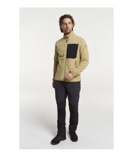 Himalaya Full Zip Pocket Fleece Men Beige