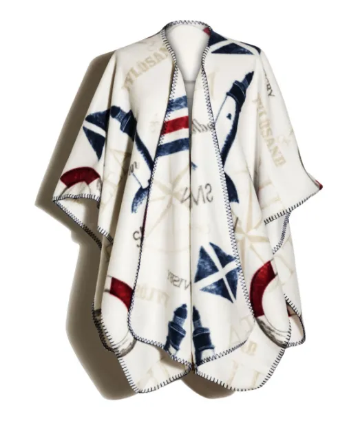 Kust Poncho Valkoinen