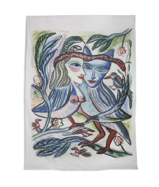 Lovebirds Pussilakanasetti Valkoinen