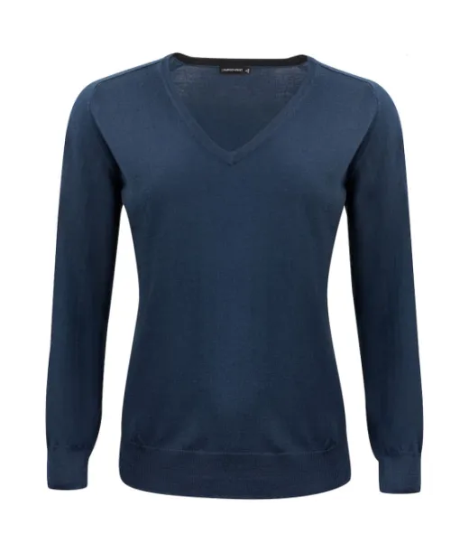Merino V Woman Tummansininen