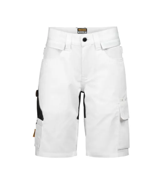 Naisten Craftman Semistretch -shortsit Valkoinen / Musta