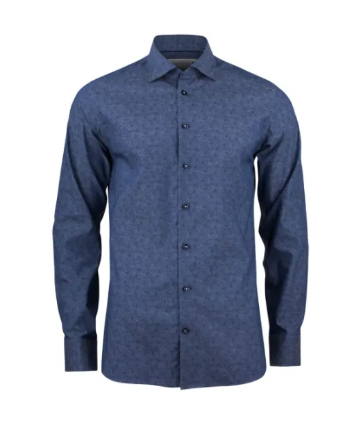 Pb143 Twill Slim Indigonsininen