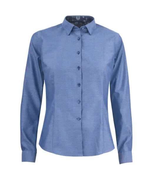 Pb144 Brushed Jacquard Woman Indigonsininen
