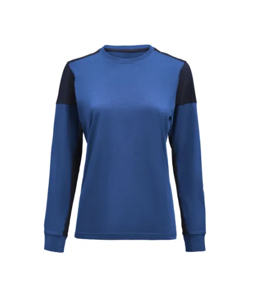 Prime T-shirt Ls Woman Sininen/tummansininen
