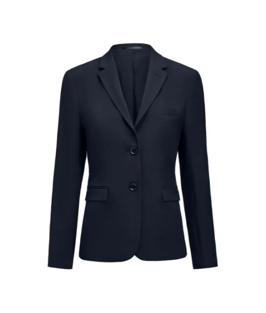 Signature Suit Blazer Woman Tummansininen