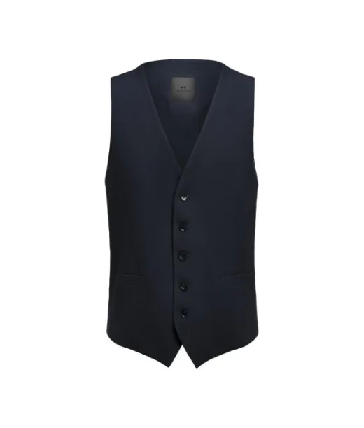 Signature Suit Vest Tummansininen