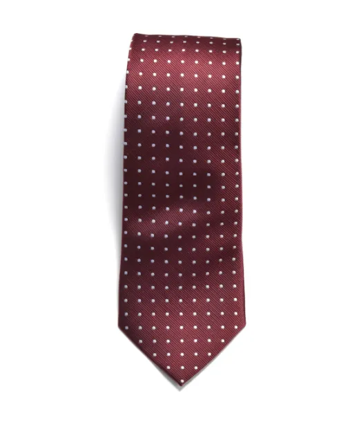 Tie Dotted Viininpunainen / Valkoinen